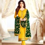 Mehndi Embroidered Dress Unstitched 3Pc