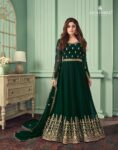 Border Style Embroidered Maxi Unstitched 3Pc